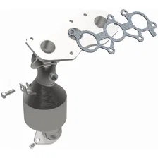 Rear 2011-2015 Toyota Sienna 3.5L California Grade CARB Compliant Direct-Fit Manifold Catalytic Converter image 2