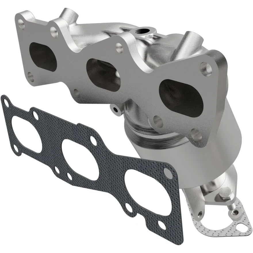 Front OEM Grade Federal / EPA Compliant Direct-Fit Manifold Catalytic Converter