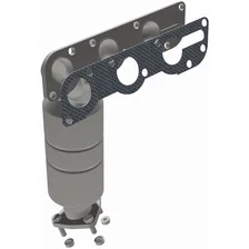 Front Left 2004-2005 Suzuki Verona 2.5L California Grade CARB Compliant Direct-Fit Manifold Catalytic Converter image 2