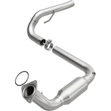 Left California Grade CARB Compliant Direct-Fit Catalytic Converter image 1