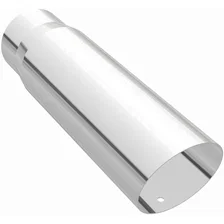 3.5in. Round Polished Exhaust Tip image 2