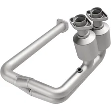 Front 2000-2003 Jeep Wrangler 4.0L California Grade CARB Compliant Direct-Fit Catalytic Converter image 1