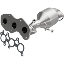 Rear 2011-2015 Toyota Sienna 3.5L California Grade CARB Compliant Direct-Fit Manifold Catalytic Converter image 1
