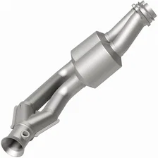 Front 1990-1997 Jaguar Vanden Plas 4.0L | 1990-1997 Jaguar XJ6 4.0L HM Grade Federal / EPA Compliant Direct-Fit Catalytic Converter image 3