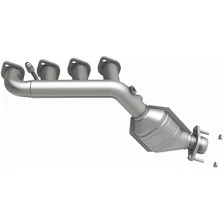 Left 1996-1998 Lincoln Mark VIII 4.6L HM Grade Federal / EPA Compliant Direct-Fit Manifold Catalytic Converter image 4