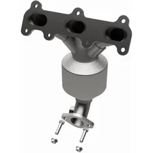 Front 2007-2008 Hyundai Tiburon 2.7L OEM Grade Federal / EPA Compliant Direct-Fit Manifold Catalytic Converter image 3