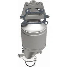 Front HM Grade Federal / EPA Compliant Direct-Fit Manifold Catalytic Converter image 4