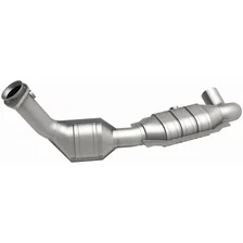 Left 2002-2004 Ford F-150 4.6L California Grade CARB Compliant Direct-Fit Catalytic Converter image 4
