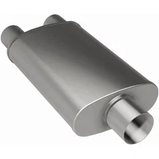5 X 8in. Oval Straight-Through Performance Exhaust Muffler image 2