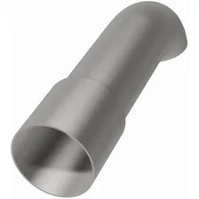2.5in. Round Polished Exhaust Tip image 3