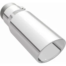 5in. Round Polished Exhaust Tip image 2
