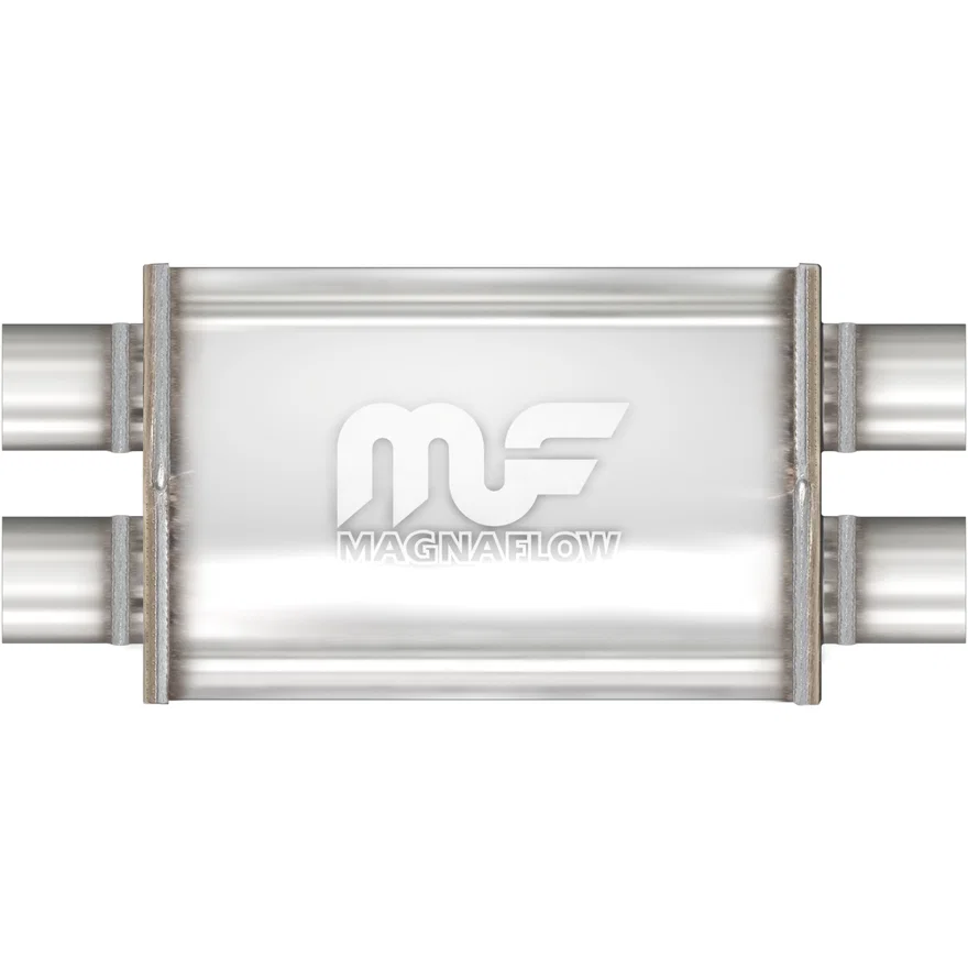 4 X 9in. Oval Straight-Through Performance Exhaust Muffler