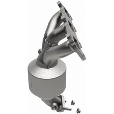 Front 2001-2004 Hyundai Santa Fe 2.7L OEM Grade Federal / EPA Compliant Direct-Fit Manifold Catalytic Converter image 4