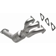 Front 2001-2006 BMW M3 3.2L | 2001-2002 BMW Z3 3.2L OEM Grade Federal / EPA Compliant Direct-Fit Manifold Catalytic Converter image 2
