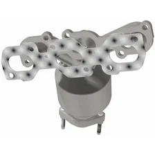 Front OEM Grade Federal / EPA Compliant Direct-Fit Manifold Catalytic Converter image 3