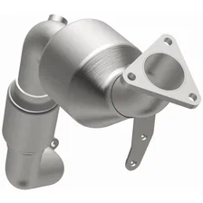 Front Right 2010 Audi Q7 3.6L | 2010 Volkswagen Touareg 3.6L California Grade CARB Compliant Direct-Fit Catalytic Converter image 2