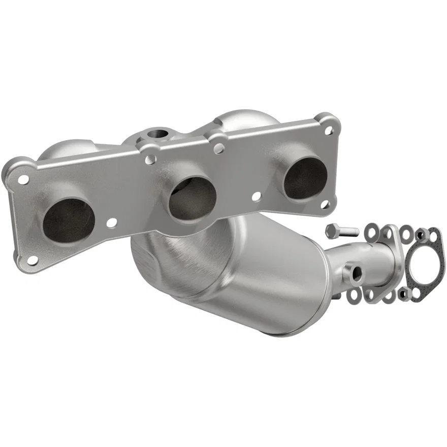Rear California Grade CARB Compliant Direct-Fit Manifold Catalytic Converter for BMW