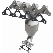 Front 2001-2005 Hyundai Accent 1.6L California Grade CARB Compliant Direct-Fit Manifold Catalytic Converter image 3