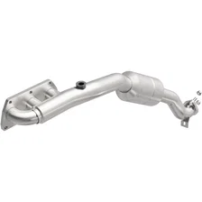 Rear Left 2005-2006 Audi A8 Quattro 6.0L California Grade CARB Compliant Direct-Fit Manifold Catalytic Converter image 1