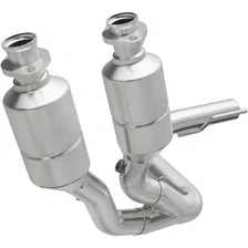 Front 2000 Jeep Grand Cherokee 4.0L California Grade CARB Compliant Direct-Fit Catalytic Converter image 1