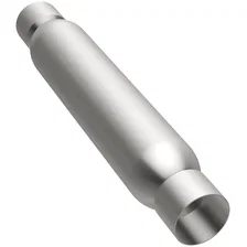 4in. Round Glasspack Performance Exhaust Muffler image 2