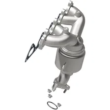 1996-2000 Honda Civic 1.6L | 1996-1997 Honda Civic del Sol S 1.6L HM Grade Federal / EPA Compliant Direct-Fit Manifold Catalytic Converter image 3