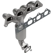 Front 2003 Hyundai Elantra 2.0L California Grade CARB Compliant Direct-Fit Manifold Catalytic Converter image 1