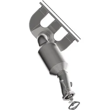 Rear OEM Grade Federal / EPA Compliant Direct-Fit Manifold Catalytic Converter for BMW image 4