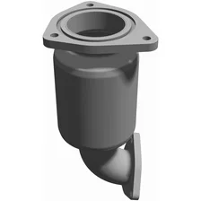 Front 1999-2002 Daewoo Lanos 1.6L OEM Grade Federal / EPA Compliant Direct-Fit Catalytic Converter image 4