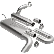 ® 2018-2026 Jeep Wrangler 2.0L | 2018-2026 Jeep Wrangler 3.6L Overland Series™ Axle Back Performance Exhaust System image 1