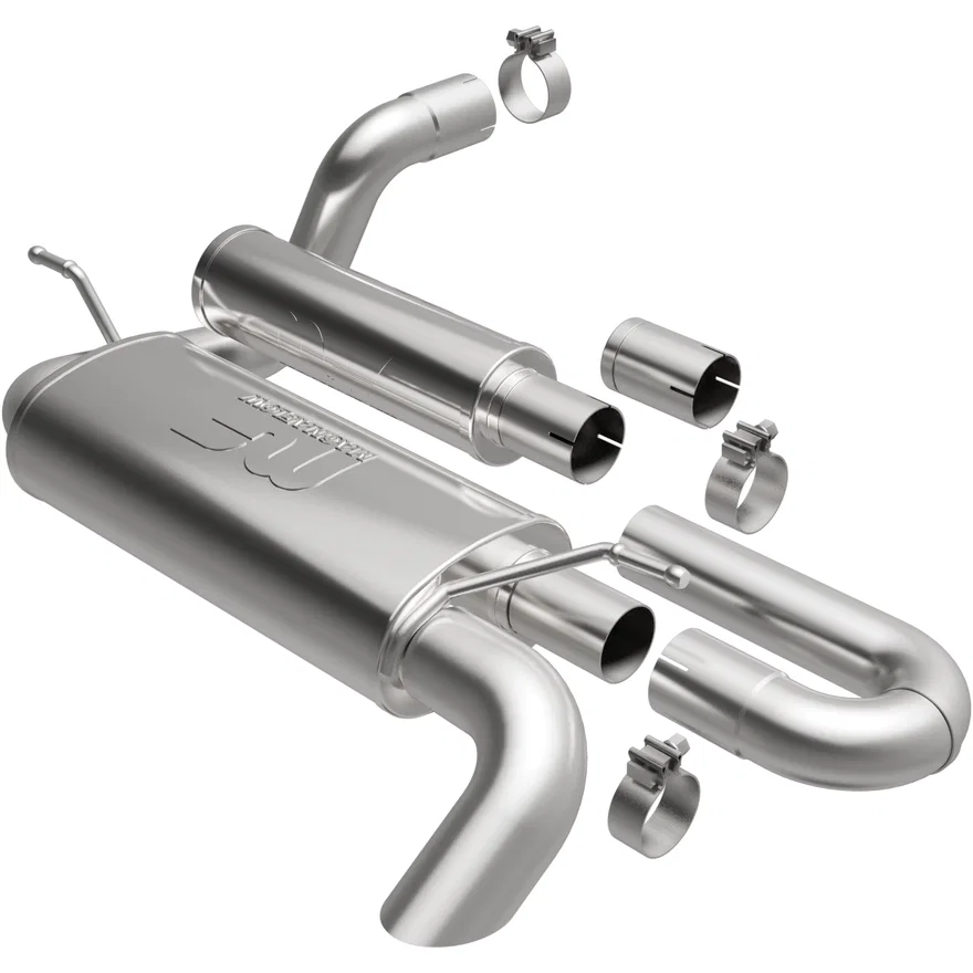 ® 2018-2026 Jeep Wrangler 2.0L | 2018-2026 Jeep Wrangler 3.6L Overland Series™ Axle Back Performance Exhaust System