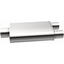 5 X 8in. Oval Straight-Through Performance Exhaust Muffler image 4