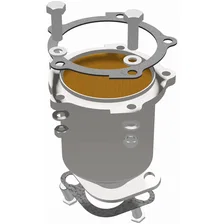 2003-2006 Hyundai Santa Fe 3.5L OEM Grade Federal / EPA Compliant Direct-Fit Catalytic Converter image 2