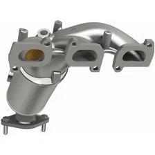 Front OEM Grade Federal / EPA Compliant Direct-Fit Manifold Catalytic Converter image 4