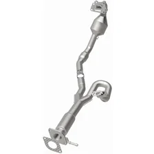 Front 2010-2011 Cadillac SRX 3.0L | 2011 Saab 9-4X 3.0L California Grade CARB Compliant Direct-Fit Manifold Catalytic Converter image 3