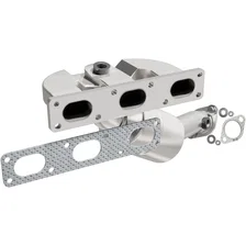 Rear OEM Grade Federal / EPA Compliant Direct-Fit Manifold Catalytic Converter for BMW image 1
