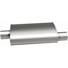 4 X 9in. Oval Straight-Through Performance Exhaust Muffler image 4