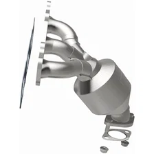 Rear 2007-2009 Hyundai Santa Fe 3.3L California Grade CARB Compliant Direct-Fit Manifold Catalytic Converter image 3