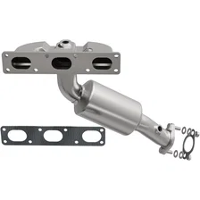 Rear 2004-2006 BMW X3 3.0L California Grade CARB Compliant Direct-Fit Manifold Catalytic Converter image 1