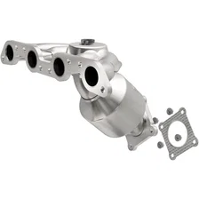 Front 2000-2001 Dodge Neon 2.0L | 2000-2001 Plymouth Neon 2.0L California Grade CARB Compliant Direct-Fit Manifold Catalytic Converter image 1