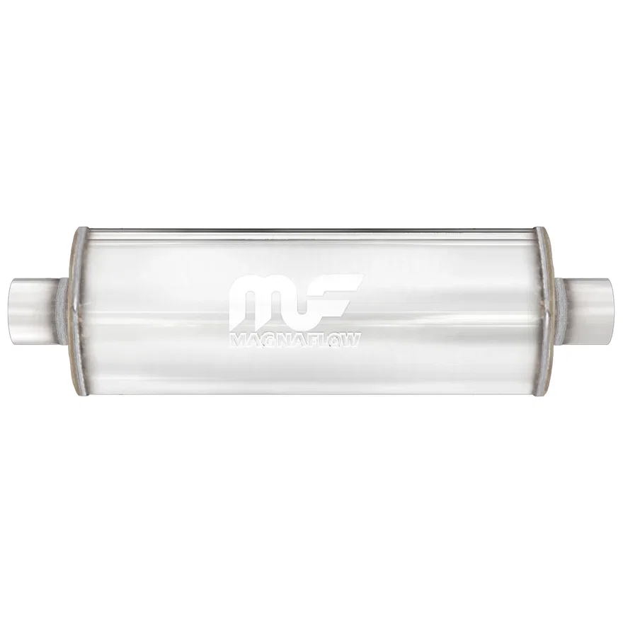 6in. Round Straight-Through Performance Exhaust Muffler