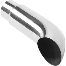 5in. Round Polished Exhaust Tip image 1