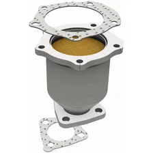 Front 1998-2001 Kia Sephia 1.8L | 2000-2001 Kia Spectra 1.8L OEM Grade Federal / EPA Compliant Direct-Fit Catalytic Converter image 2