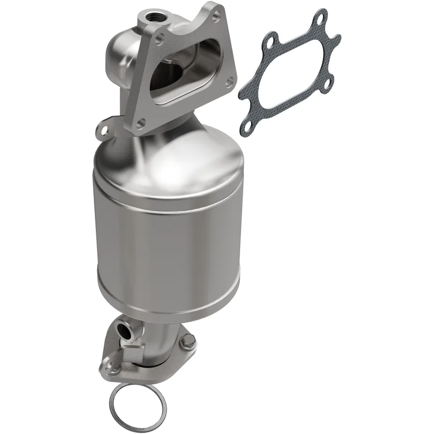 Front 2006-2007 Honda Accord 3.0L California Grade CARB Compliant Direct-Fit Manifold Catalytic Converter