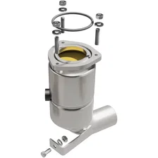 Front 2003-2005 Jaguar X-Type 2.5L | 2003-2008 Jaguar X-Type 3.0L OEM Grade Federal / EPA Compliant Direct-Fit Catalytic Converter image 1