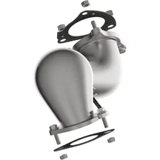 Front 2020-2024 Ford Explorer 2.3L OEM Grade Federal / EPA Compliant Direct-Fit Catalytic Converter image 4