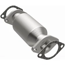 Rear 2010-2012 Hyundai Genesis Coupe 2.0L California Grade CARB Compliant Direct-Fit Catalytic Converter image 2