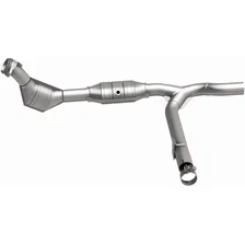 Right 1999-2000 Ford F-150 4.6L California Grade CARB Compliant Direct-Fit Catalytic Converter image 4