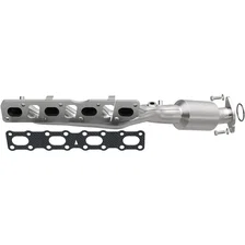 Right 2004-2006 Nissan TITAN 5.6L California Grade CARB Compliant Direct-Fit Manifold Catalytic Converter image 1