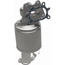 Rear 2006-2007 Honda Accord 3.0L OEM Grade Federal / EPA Compliant Direct-Fit Manifold Catalytic Converter image 2